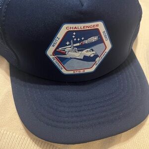 Navy Blue Challenger STS-6 Cap‎